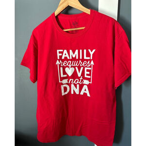Fruit of the Loom T-Shirt, Red, L/G